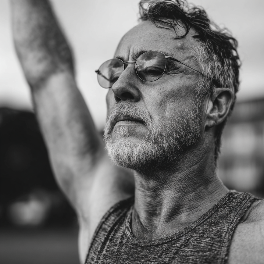 Comunitatea CalmField practică yoga împreună